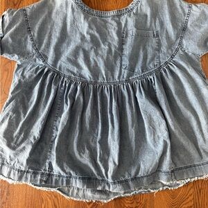 Free people denim top